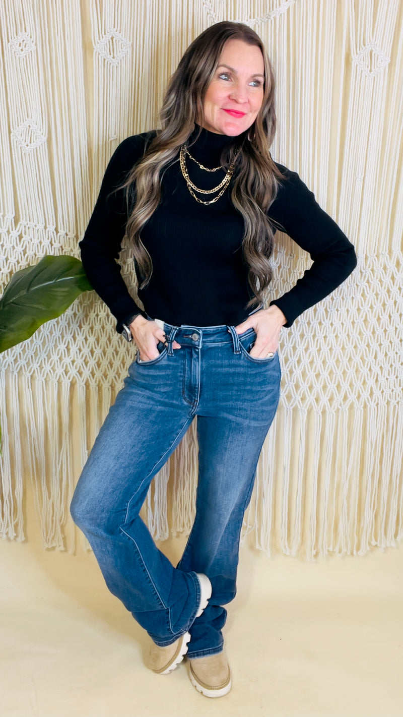 1-82621 Mid Rise Judy Blue Jeans-Jeans-Broken Boutique-Palestine-TX