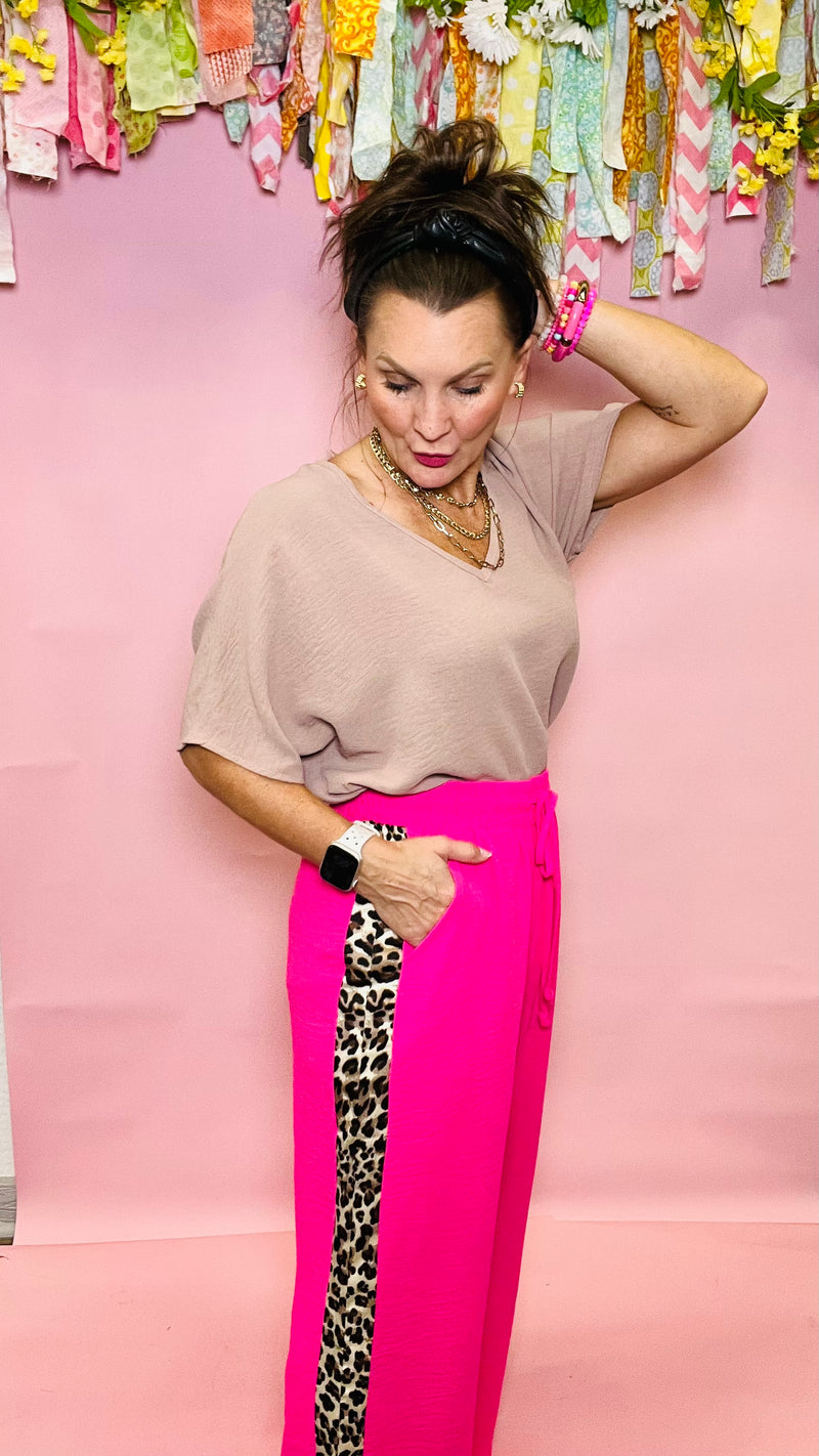 Prowl Pants in Hot Pink-Bottoms-Broken Boutique-Palestine-TX