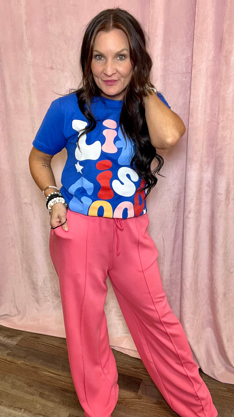 The Dreamy Taffy Pink Day Pants
