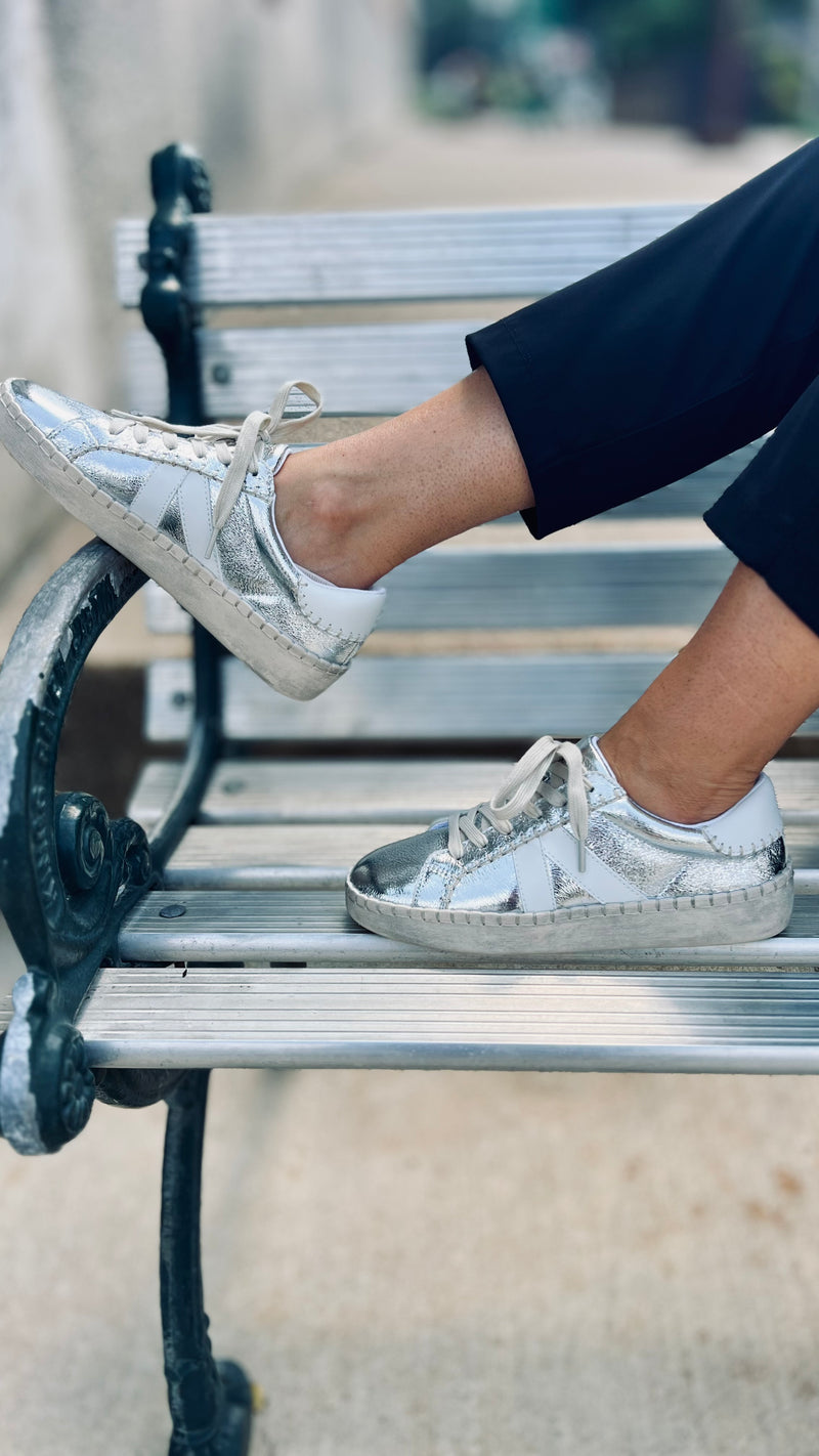 Friend Zone Metallic Sneakers