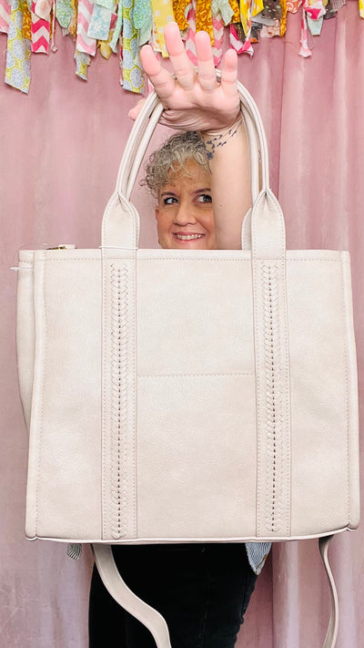 Uptown Stitched Tote