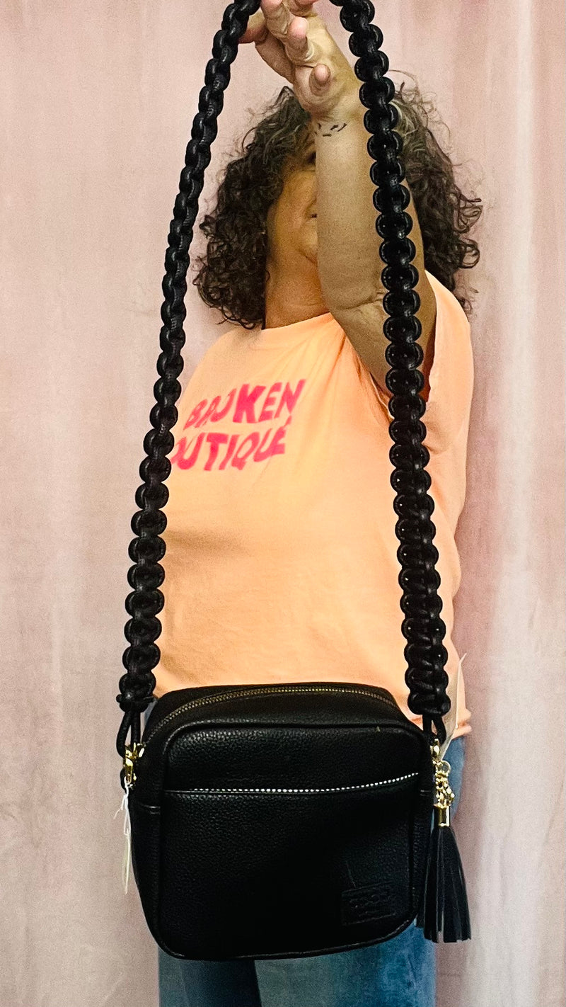Braided Edge Crossbody