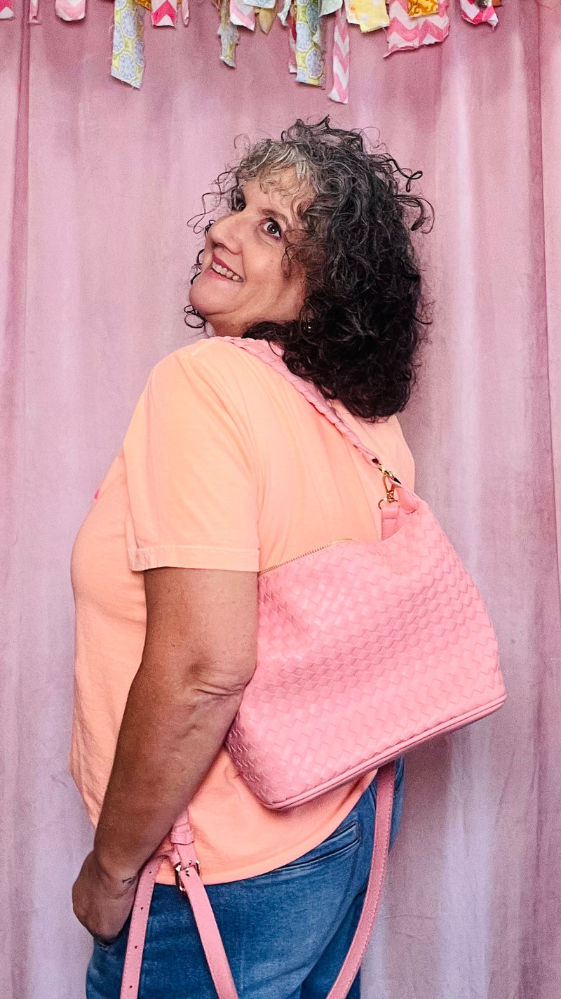 Bubble Gum Bliss Shoulder Bag