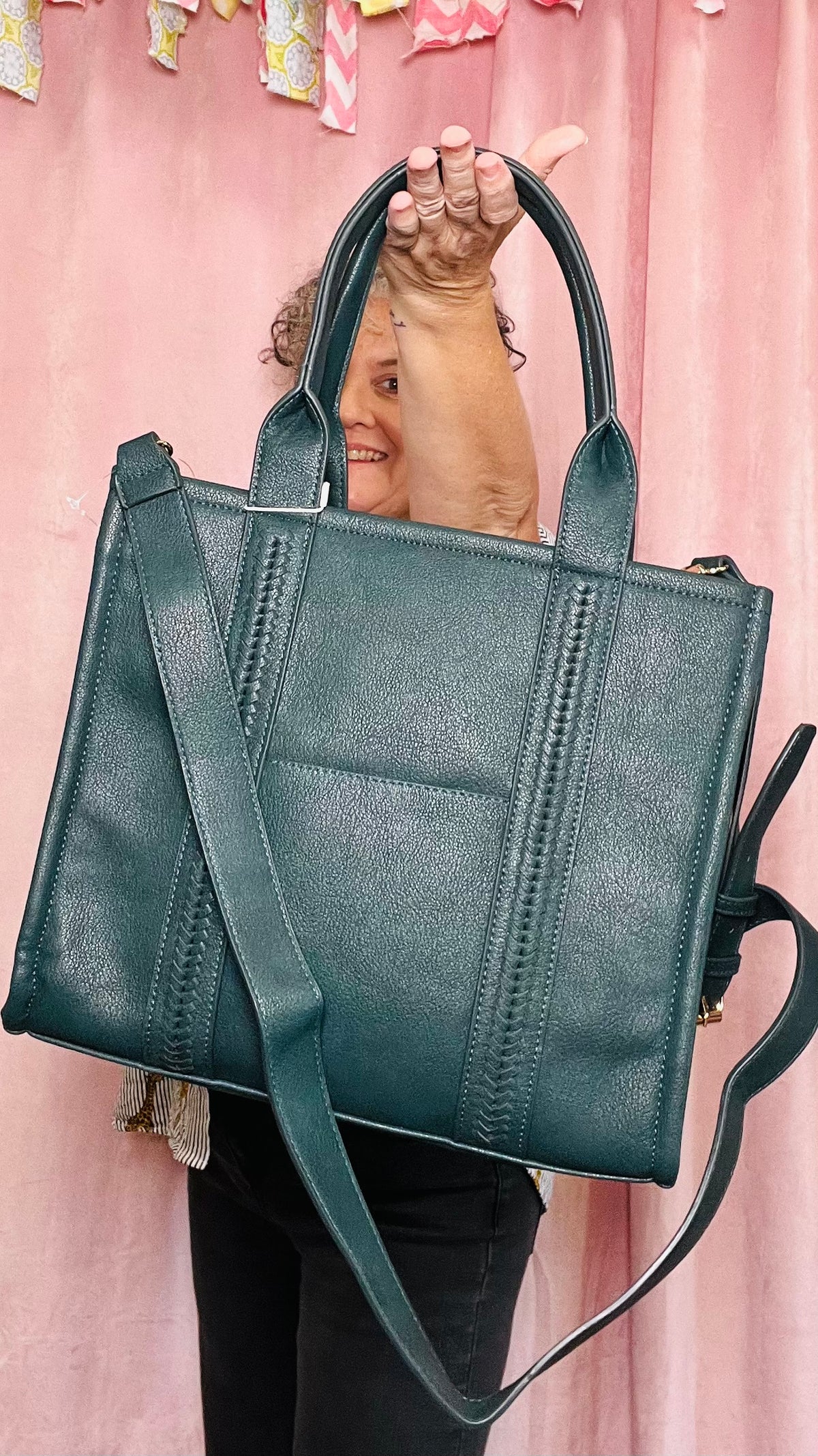 Uptown Stitched Tote