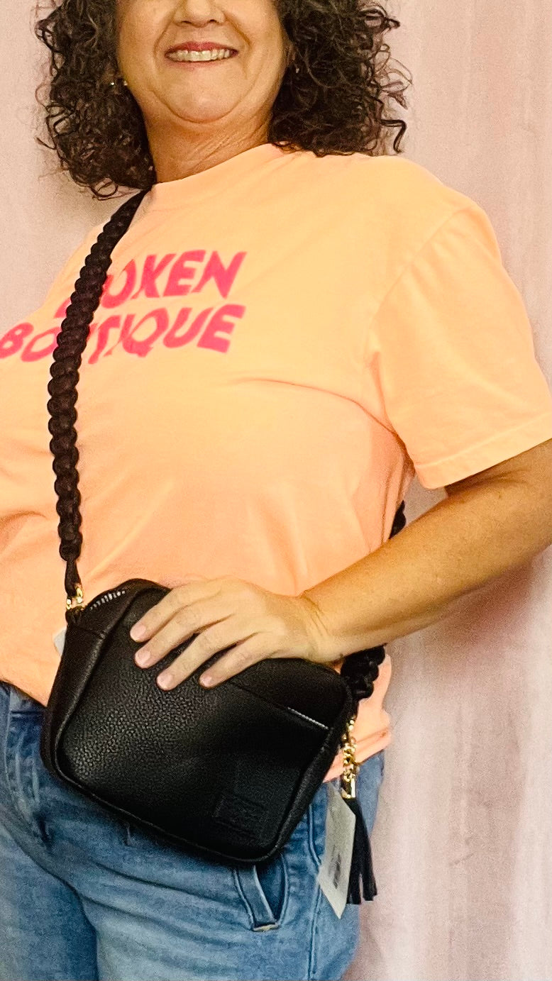 Braided Edge Crossbody
