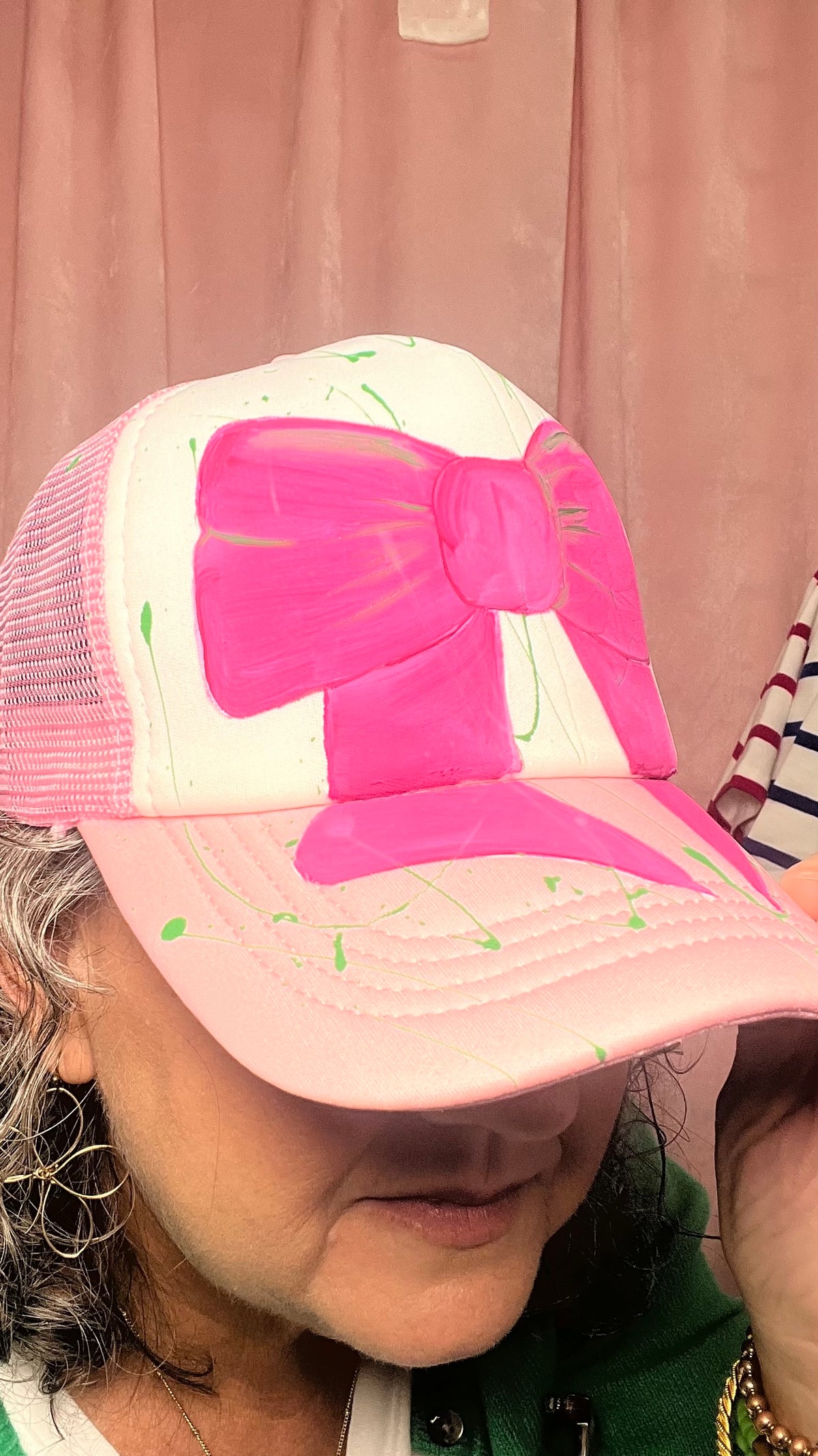 Painted Pretty Bow Trucker