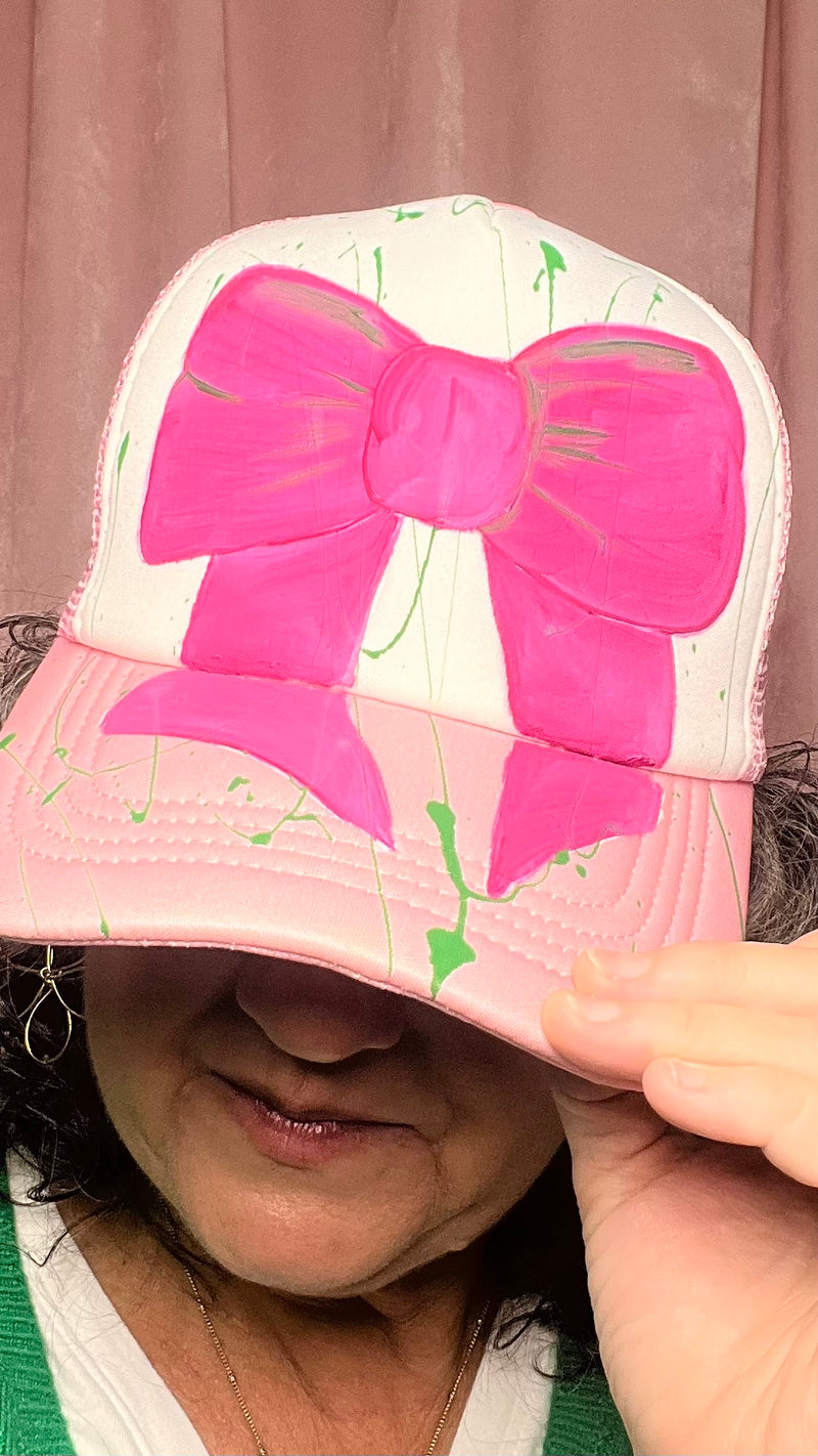 Painted Pretty Bow Trucker