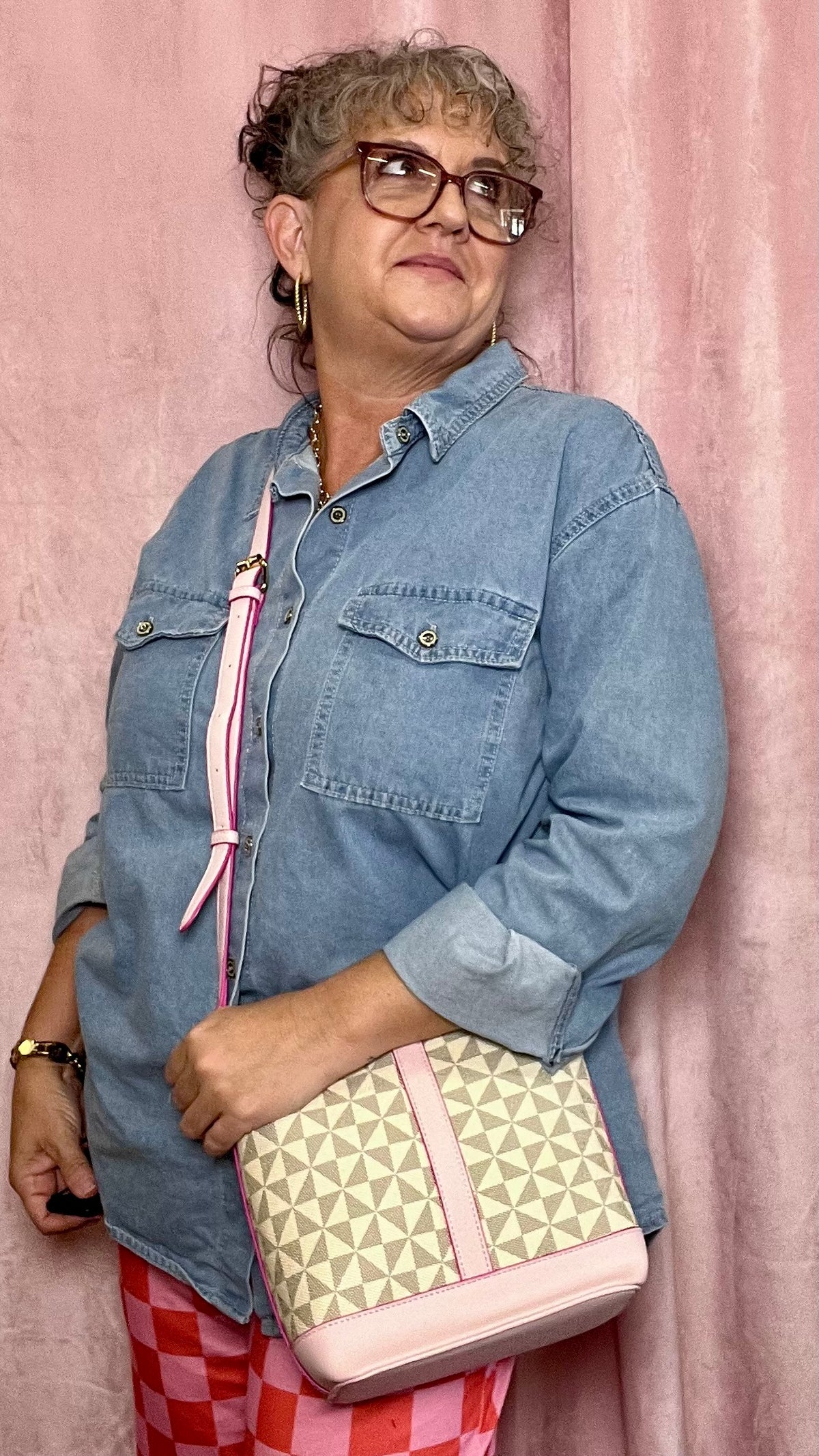 The Pink Edge Crossbody