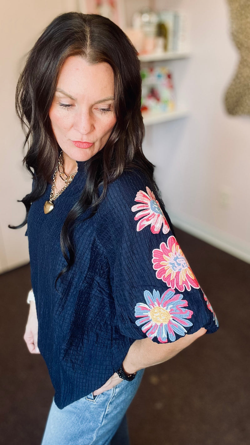 Garden Party Embroidered Top