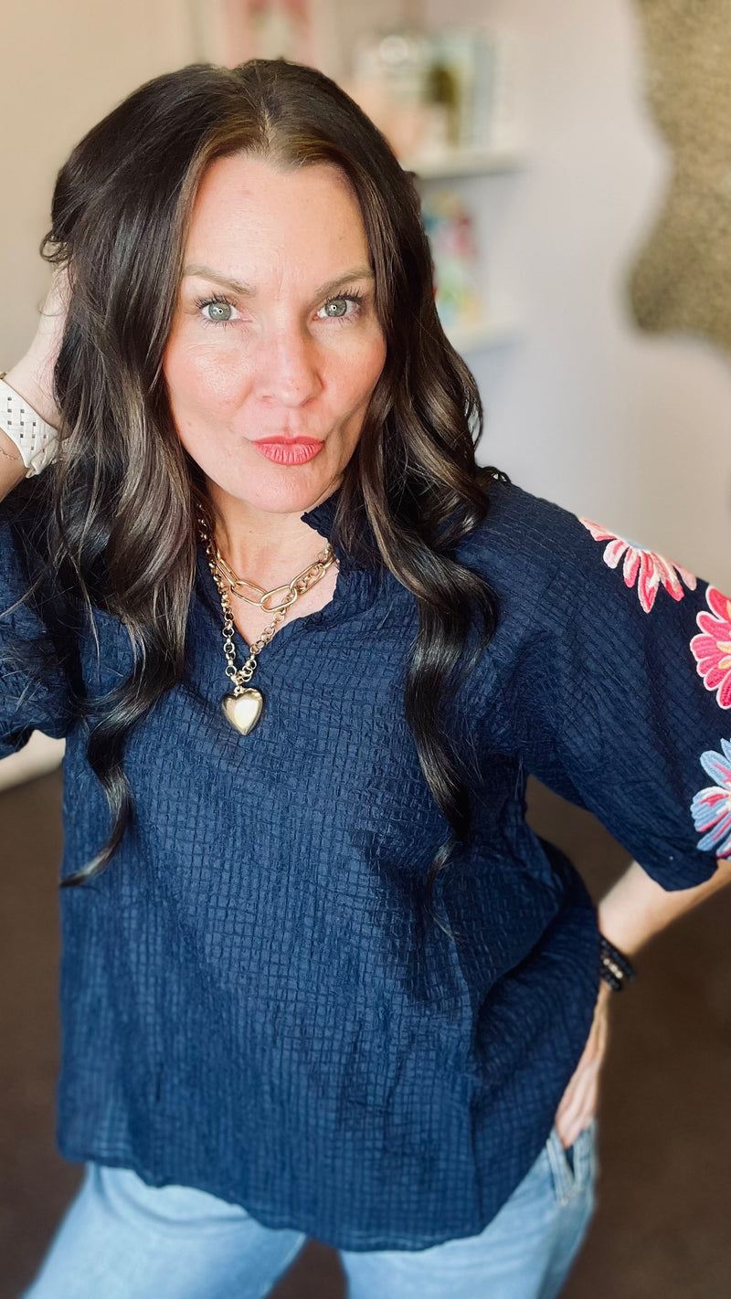 Garden Party Embroidered Top