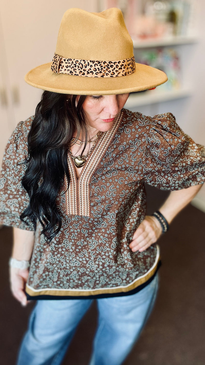 Chestnut Path Blouse