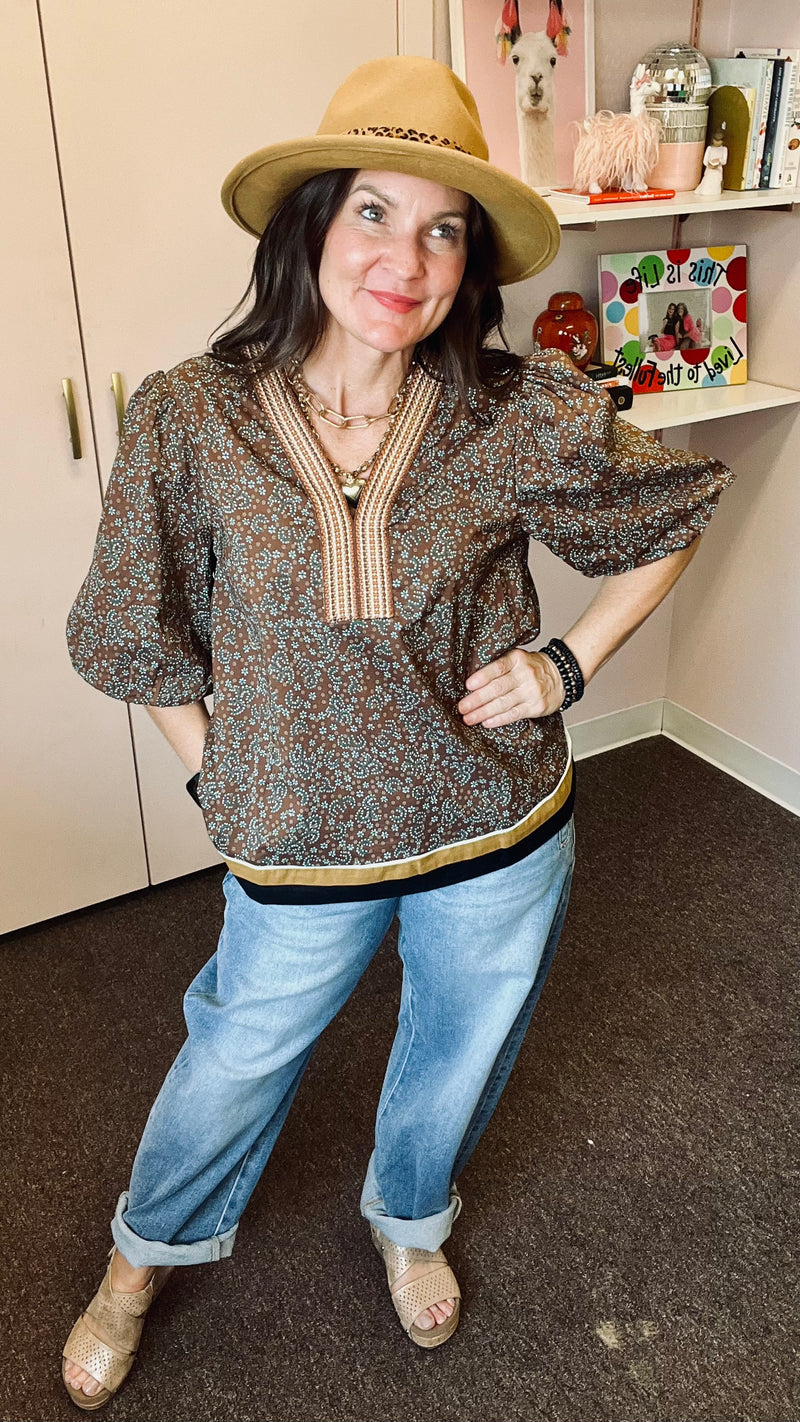 Chestnut Path Blouse