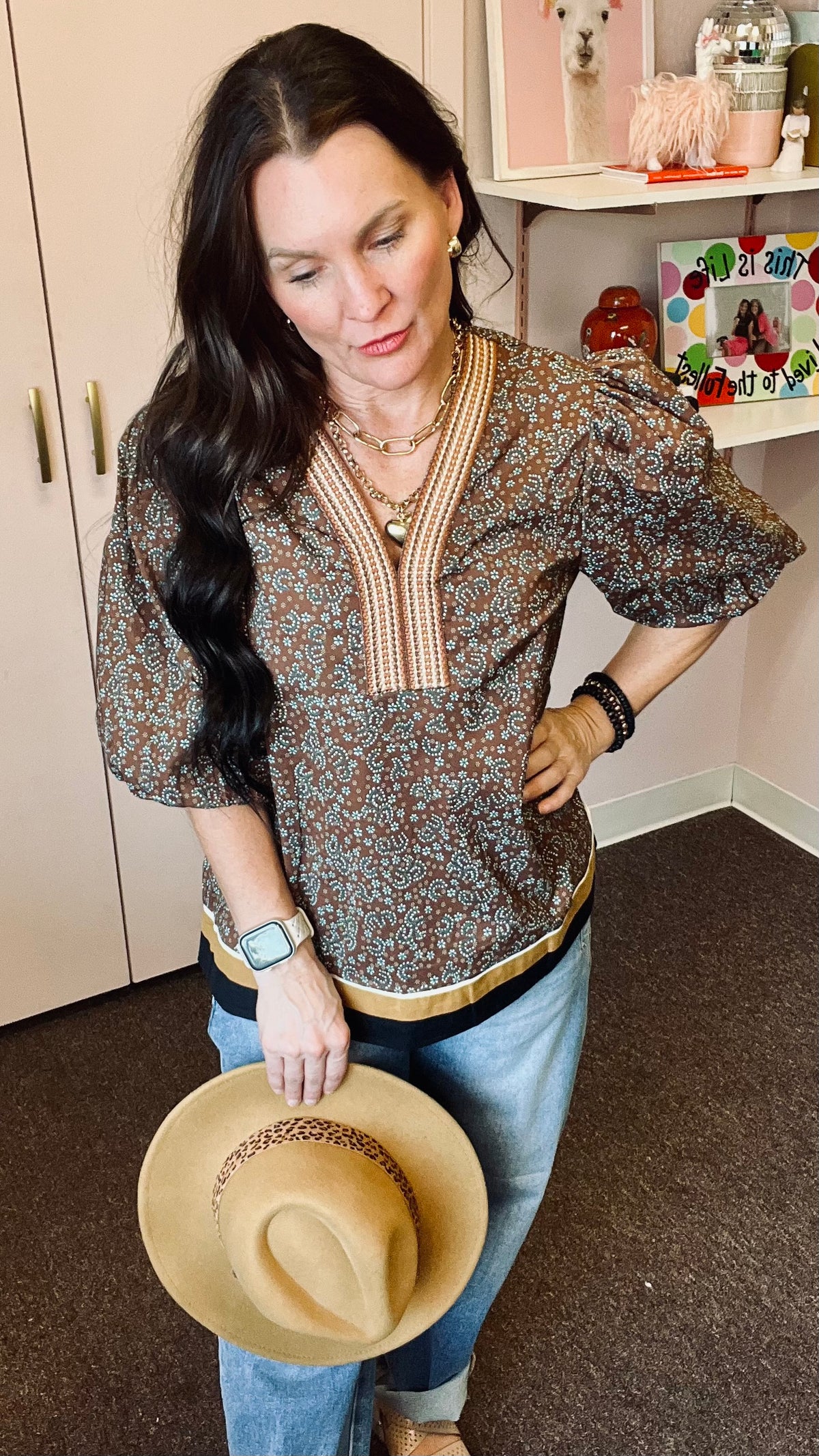 Chestnut Path Blouse