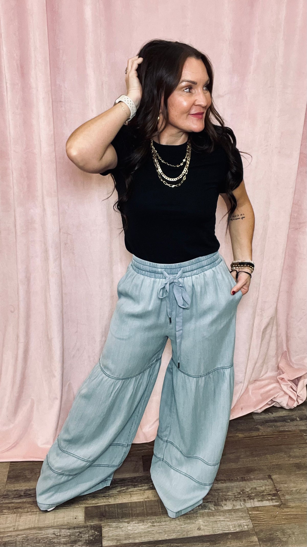 Harvest Sky Denim Pants