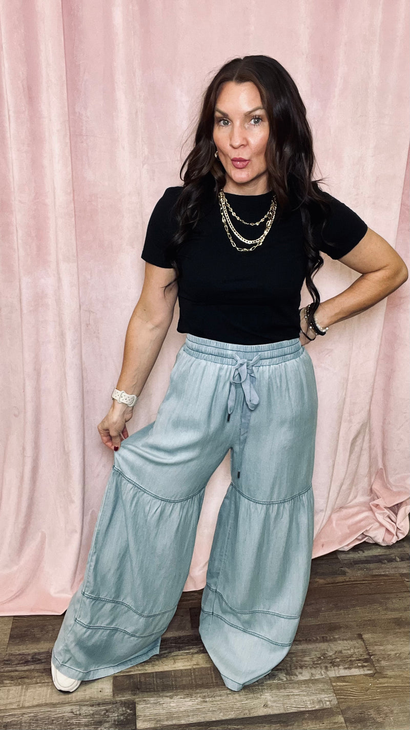 Harvest Sky Denim Pants