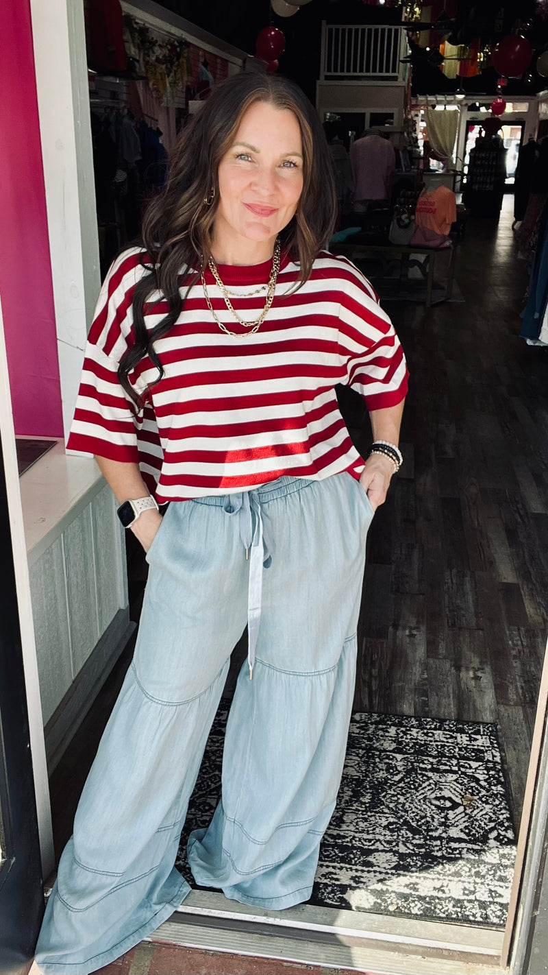 Harvest Sky Denim Pants