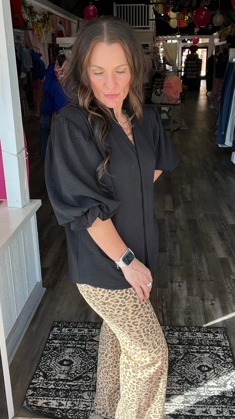 Downtown Ruffle Blouse