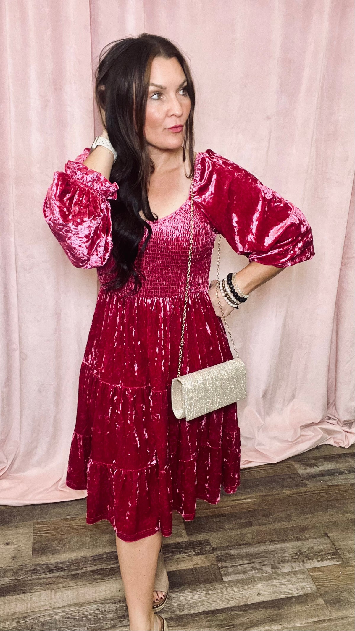 Sugarplum Velvet Dress