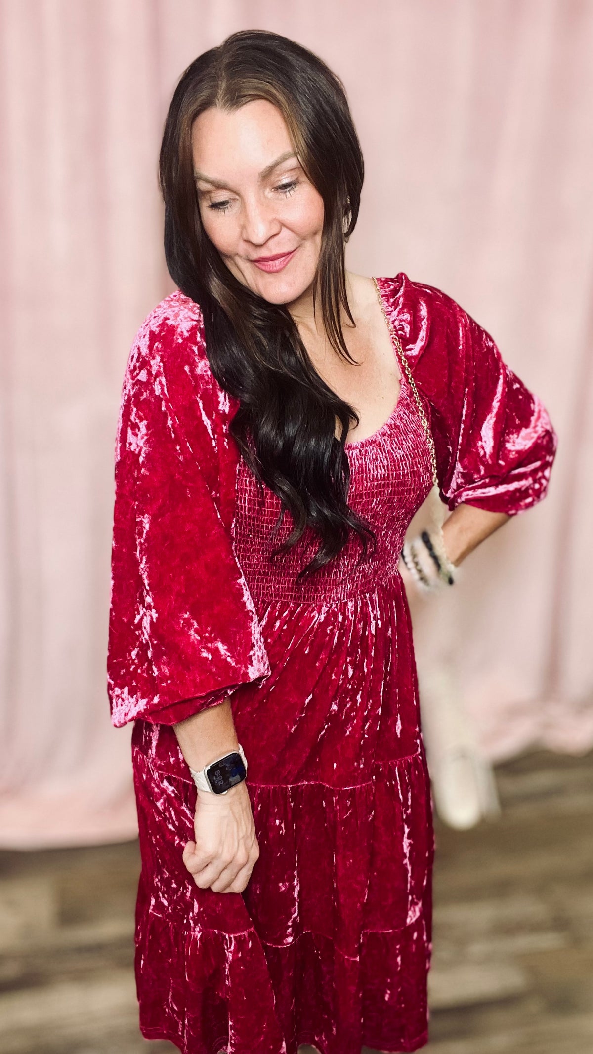 Sugarplum Velvet Dress