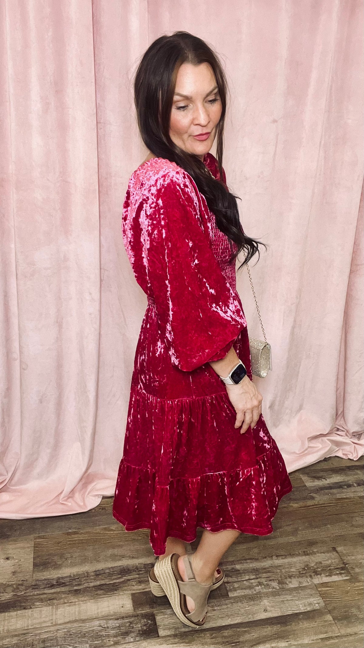 Sugarplum Velvet Dress