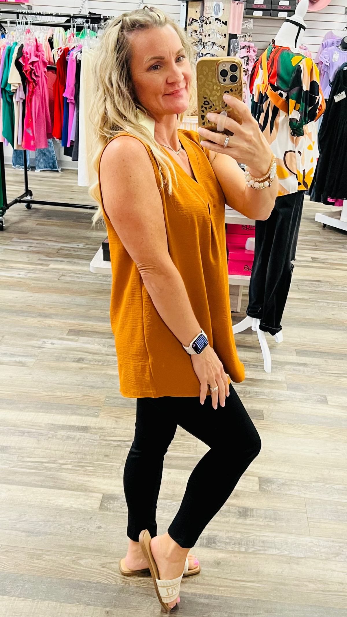 4514-8 Camel Tilly Top-Blouses-Broken Boutique-Palestine-TX